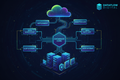 Database design and engineering service showing architecture diagrams and data infrastructure